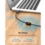 Cable de Impresora USB-A 2.0 a USB-B   Macho/Macho / 1.5M / Negro  COQBG  Vention - Imagen 2