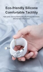 Cable Magnético Lightning   1 8M  Blanco  RCB0797  Rock Space - Imagen 3