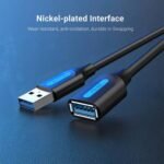 Cable Extensor USB-A 3.0   Macho/Hembra / 3M / Negro  CBHBI  Vention - Imagen 2