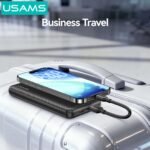 Power Bank 2 Puertos   USB A / USB C  10.000mAh  37W/h  Blanco  CD262 USAMS