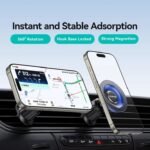 Soporte Vehicular   Magnético  para Ventilación  ZJ081  Negro  USAMS - Imagen 3