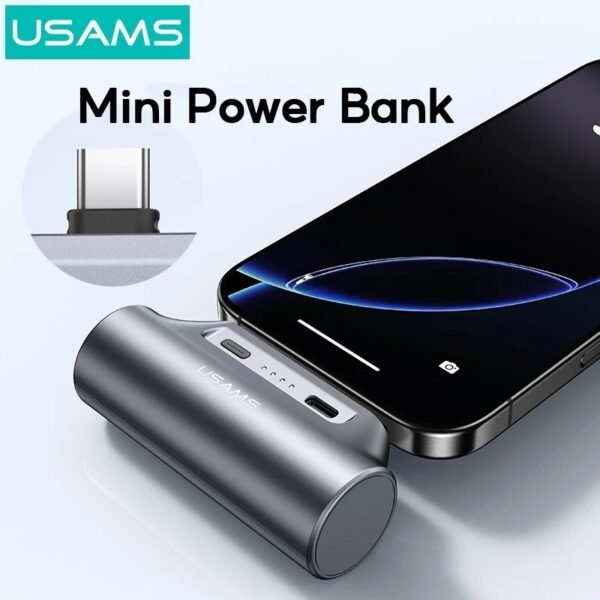 Power Bank Mini Tipo C   3000mAh  PD20W  Dorado  CD248 - PB79 USAMS