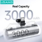 Power Bank Mini Tipo C   3000mAh  PD20W  Dorado  CD248 - PB79 USAMS - Imagen 2