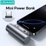 Power Bank Mini Tipo C   3000mAh  PD20W  Gris  CD248 - PB79 USAMS