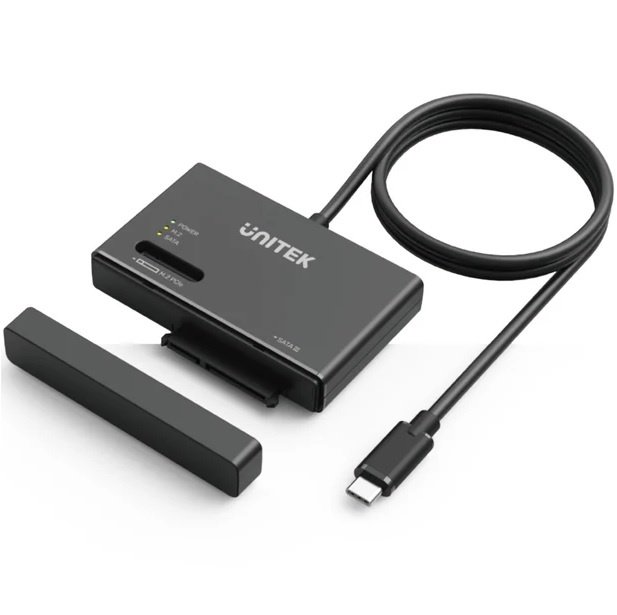 ed66dd4d7e3d09750c218173ff0e7bf9.jpg Adaptador Externo Unitek USB-C para discos 2.5", 3.5" y M.2 - Imagen 1