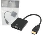 Adaptador HDMI (m) a VGA (h) con cable de audio - Imagen 2