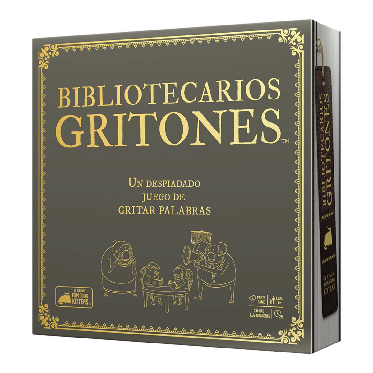 Juego De Mesa Exploding Kittens Bibliotecarios Gritones +8 - Imagen 2