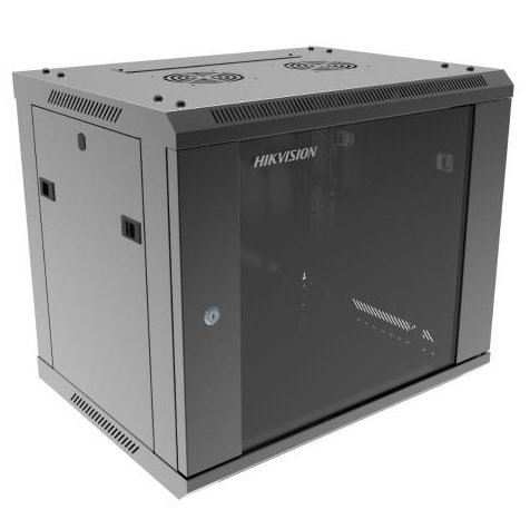 34a26b7e5eaf33acbc285c0a905b8f29.jpg Rack Hikvision 9U para pared - Imagen 1