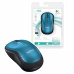 Mouse Logitech M185 inalámbrico azul