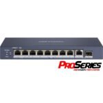 Switch PoE Hikvision PRO 8 puertos gigabit 110w