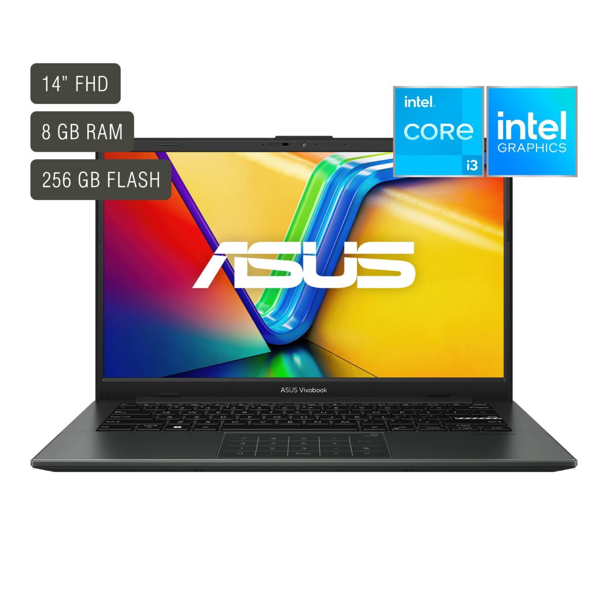 Notebook Asus Vivobook 14'' Core I3 8gb 256gb Win11 - Imagen 6