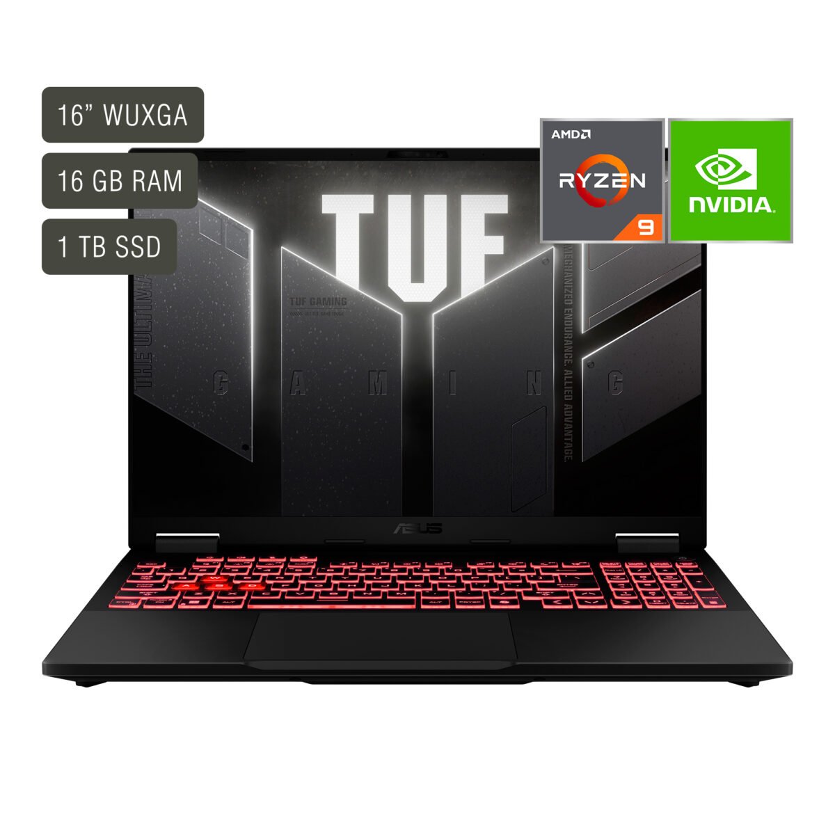 Notebook Gamer Asus Tuf 16'' Ryzen 9 16gb 1tb Win11 Rtx5060 - Imagen 8