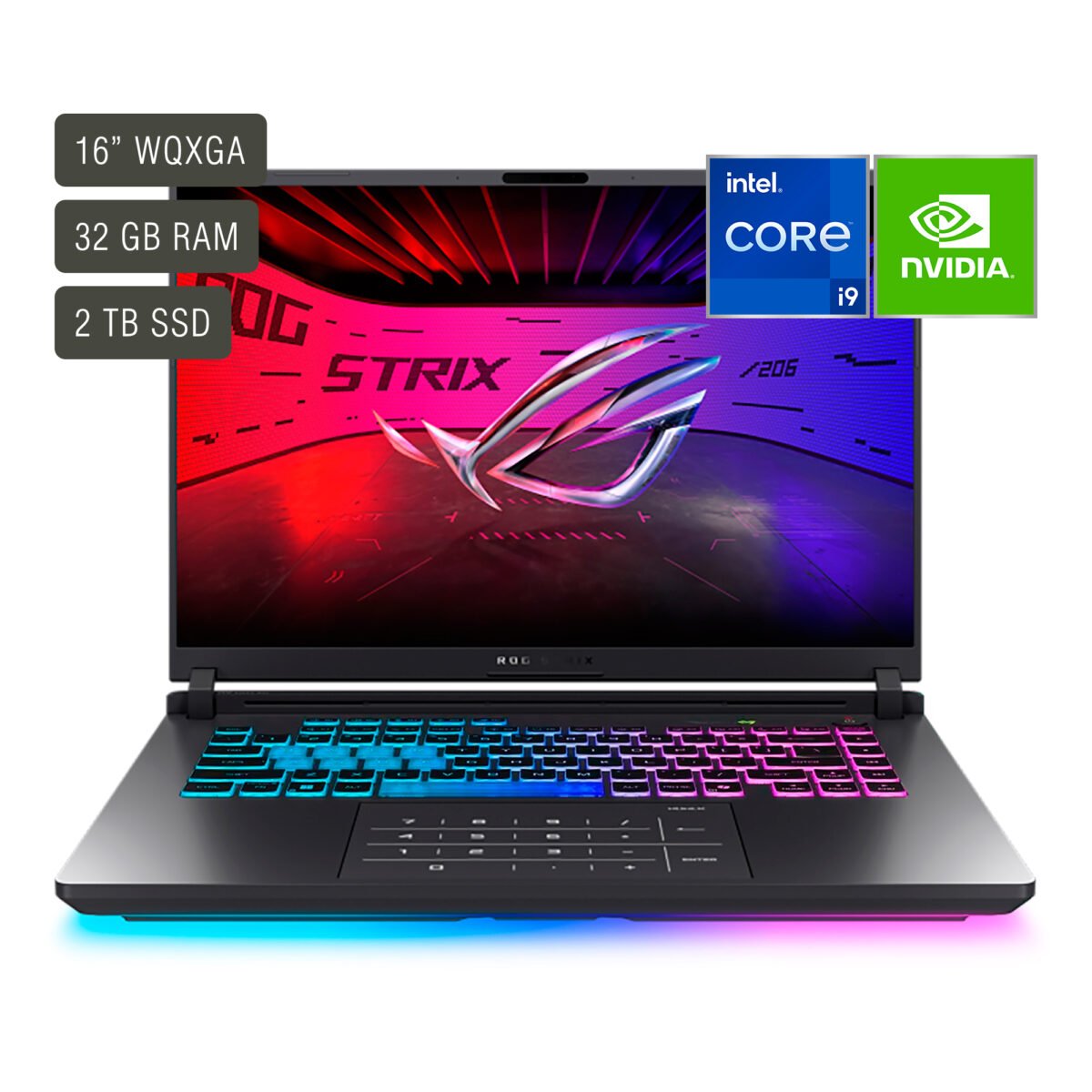 Notebook Gamer Asus Rog 16'' Core I9 32gb 2tb Win11 Rtx5070 - Imagen 5