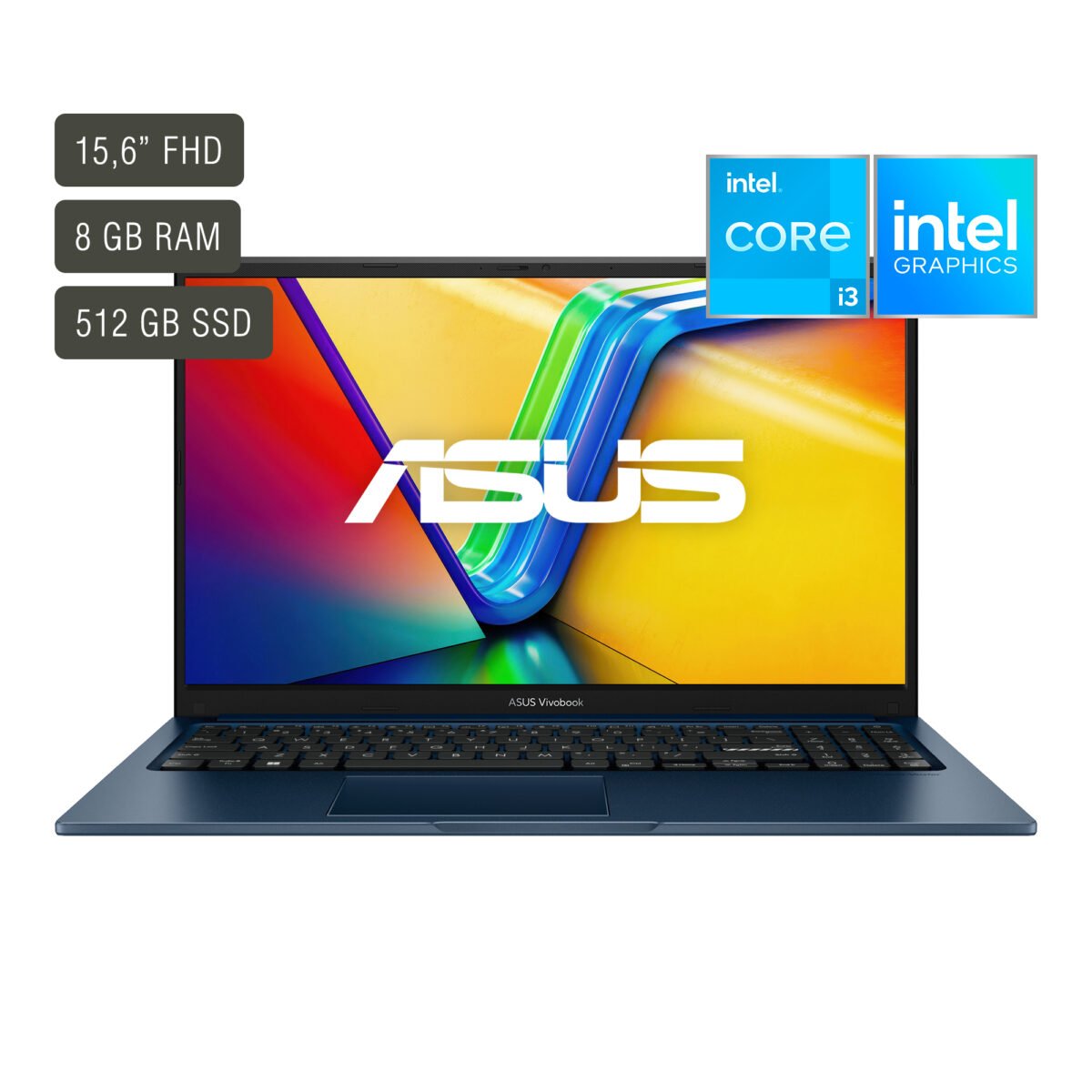 Notebook Asus Vivobook 15,6'' Core I3 8gb 512gb - Imagen 7