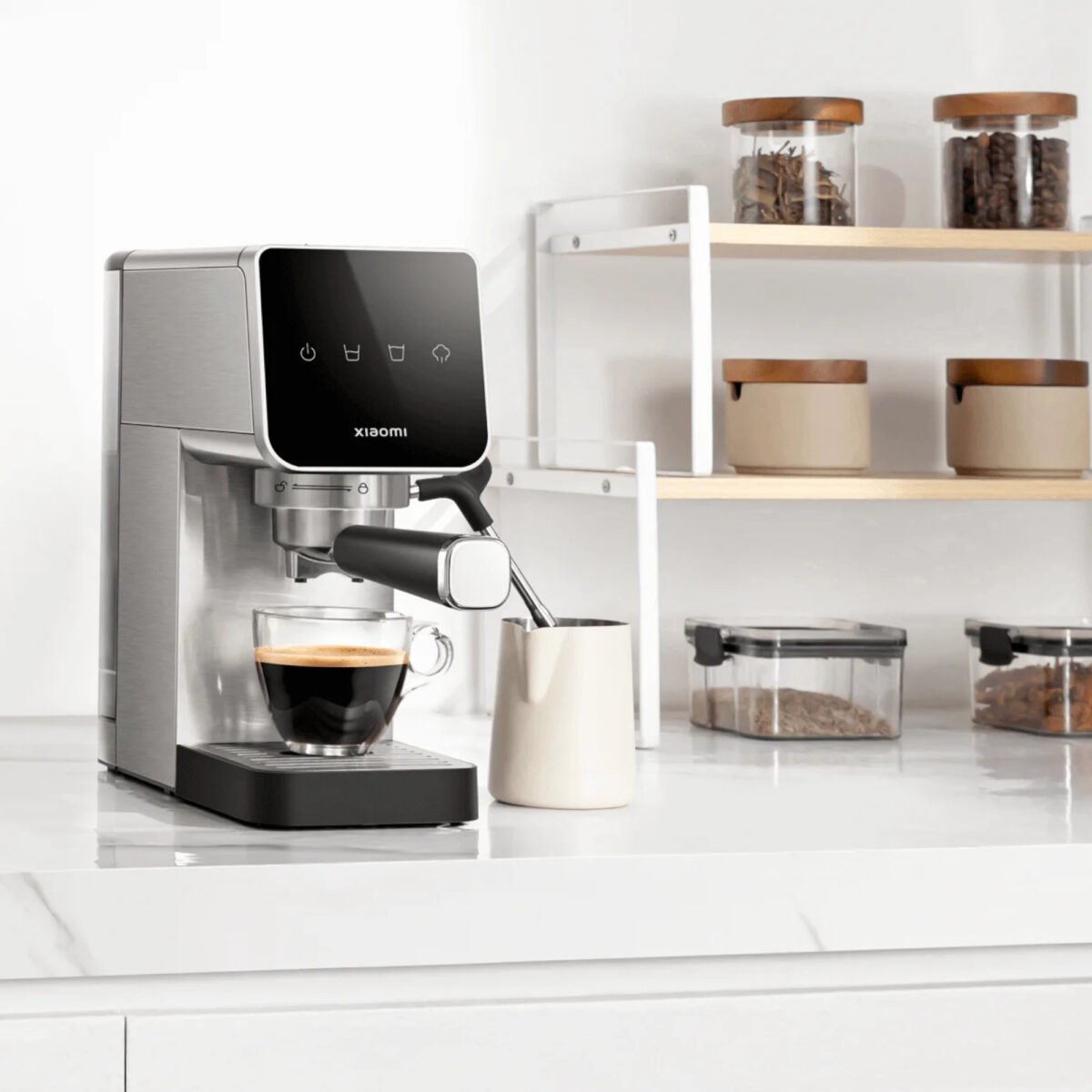 Cafetera Xiaomi Espresso Semi-automática 20 Bares 1350w 0,9L - Imagen 2