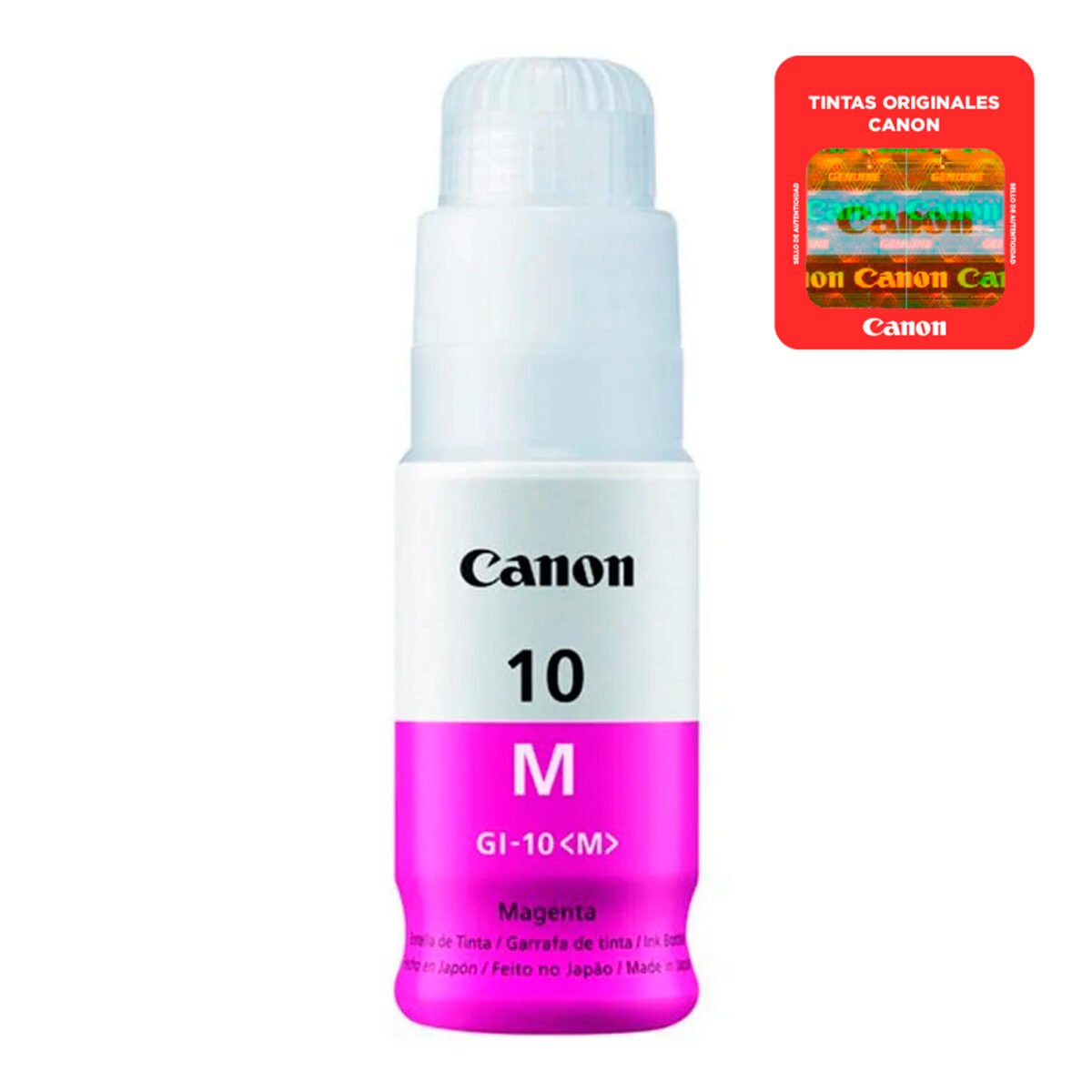 Botella De Tinta Canon Magenta GI-10 M 70ml - Imagen 2