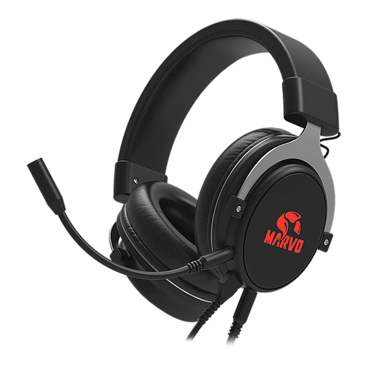 Auriculares Gaming Marvo Pro Hg9052 Multiplataforma 7.1 Led 50mm - Imagen 2
