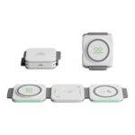 Estación de Carga Inalámbrica 3en1 Infinacore T3-231108 Plegable - Imagen 2