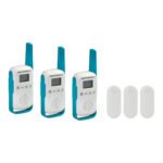 Radio 2 Vías Motorola T114 25km 22 Canales Pack x3 - Imagen 5