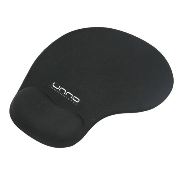 Mouse Pad UNNO MP6001BK — Mouse Pad Con Gel Unno Mp6001bk Antideslizante 229x190mm