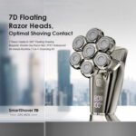 Afeitadora Inalámbrica Oraimo 7D 360° 7 Cabezales Intercambiables - Imagen 7