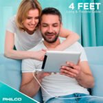 Cable Usb C - Usb A Philco 20w 480mbps 1,2m - Imagen 2