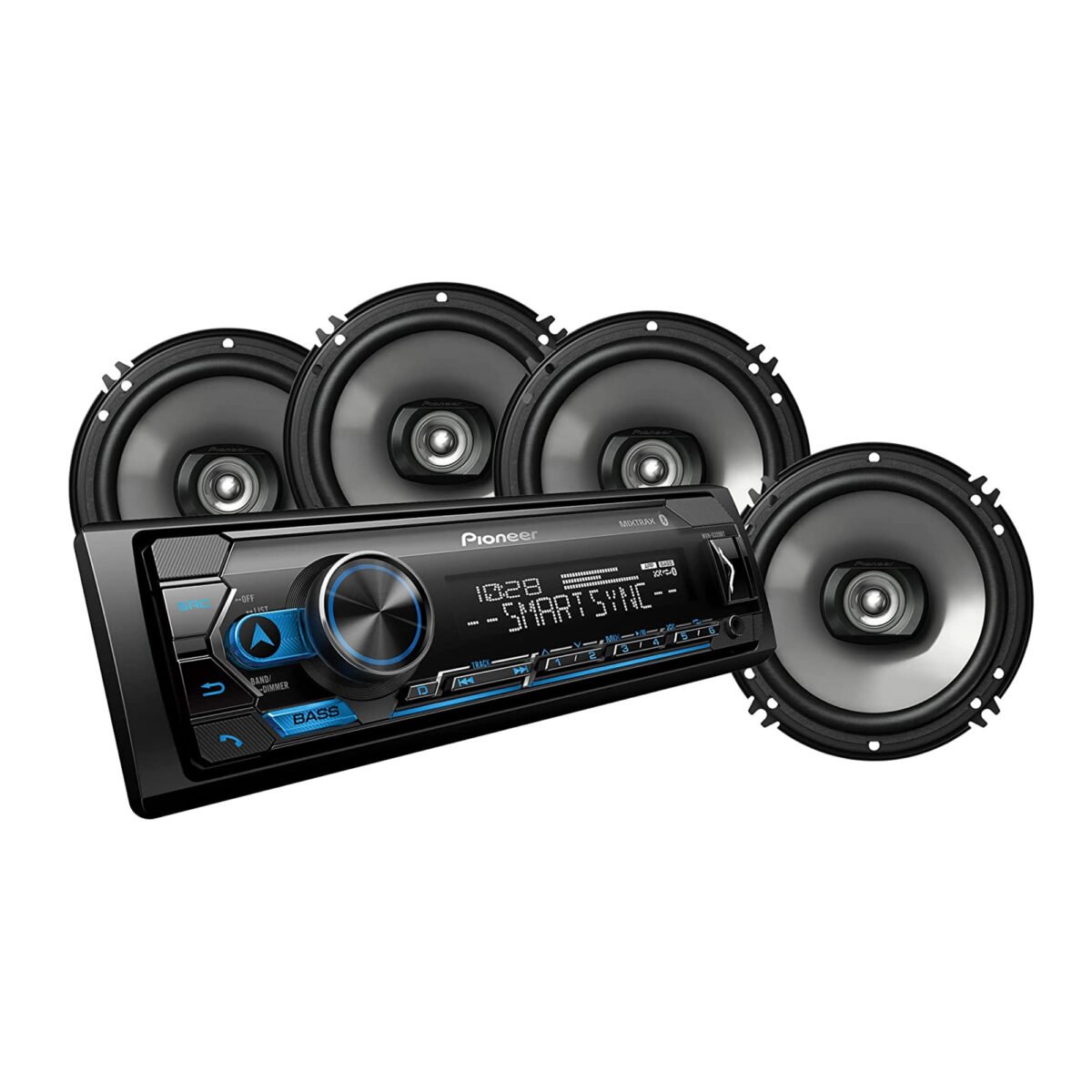 Radio Para Auto + 4 Parlantes Pioneer Ts-3266bt 200w Bt - Imagen 7