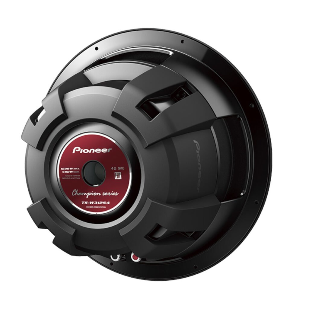 Subwoofer Pioneer TS-W312D4 — Respuesta de frecuencia y serie