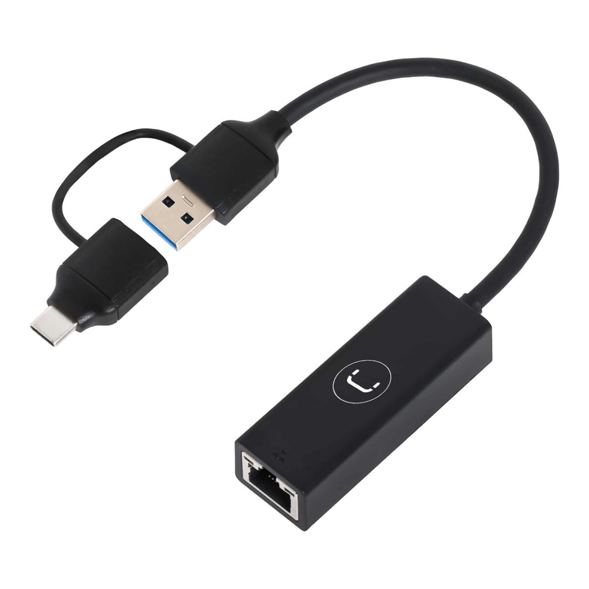 Adaptador Usb C / Usb A - Ethernet Unno Ad3007bk - Imagen 4