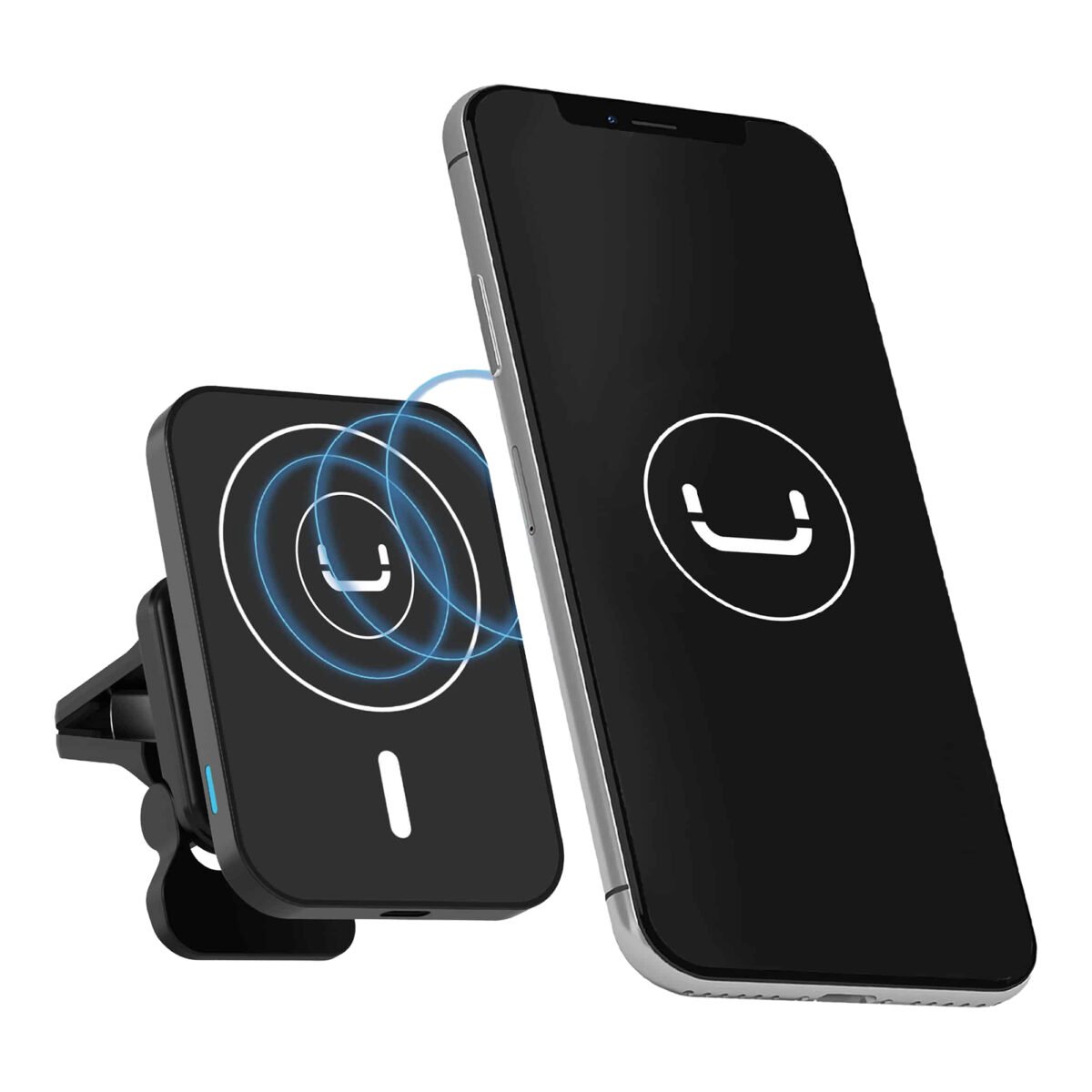 Soporte Cargador De Auto Para Smarthpone Unno Ch3013bk 360° - Imagen 4