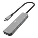Hub 4 Puertos Unno Hb1012gy 2 Usb C / 2 Usb A - Imagen 2