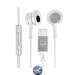 Auriculares Cableados Usb C Unno Hs7005wt 30mW - Imagen 2