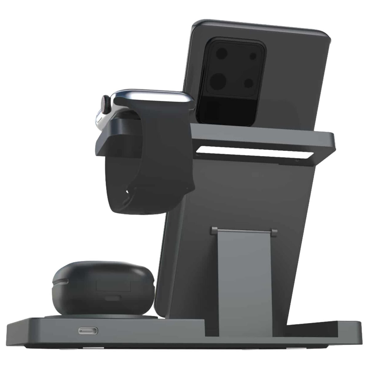 Estación De Carga Inalámbrica Unno Pw5119bk 15w - Imagen 2