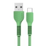 Cable de Datos ROCA   VIT  USB A a USB C  100cm  2.4A  Verde  721126 - Imagen 4