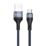 Cable de Datos ROCA   RUDE  USB a micro USB  100cm  2.1A  Azul  721164 - Imagen 2