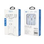 Manos Libres Stereo ROCA Out_U   3 5mm  Blanco (tipo iPhone)  Universal