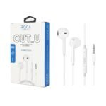 Manos Libres Stereo ROCA Out_U   3 5mm  Blanco (tipo iPhone)  Universal - Imagen 3