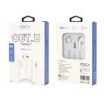 Manos Libres Stereo ROCA Out_U   3 5mm  Blanco (tipo iPhone)  Universal - Imagen 4