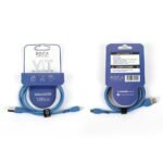 Cable de Datos ROCA   VIT  USB a micro USB  100cm  2.4A  Azul  721102 - Imagen 2