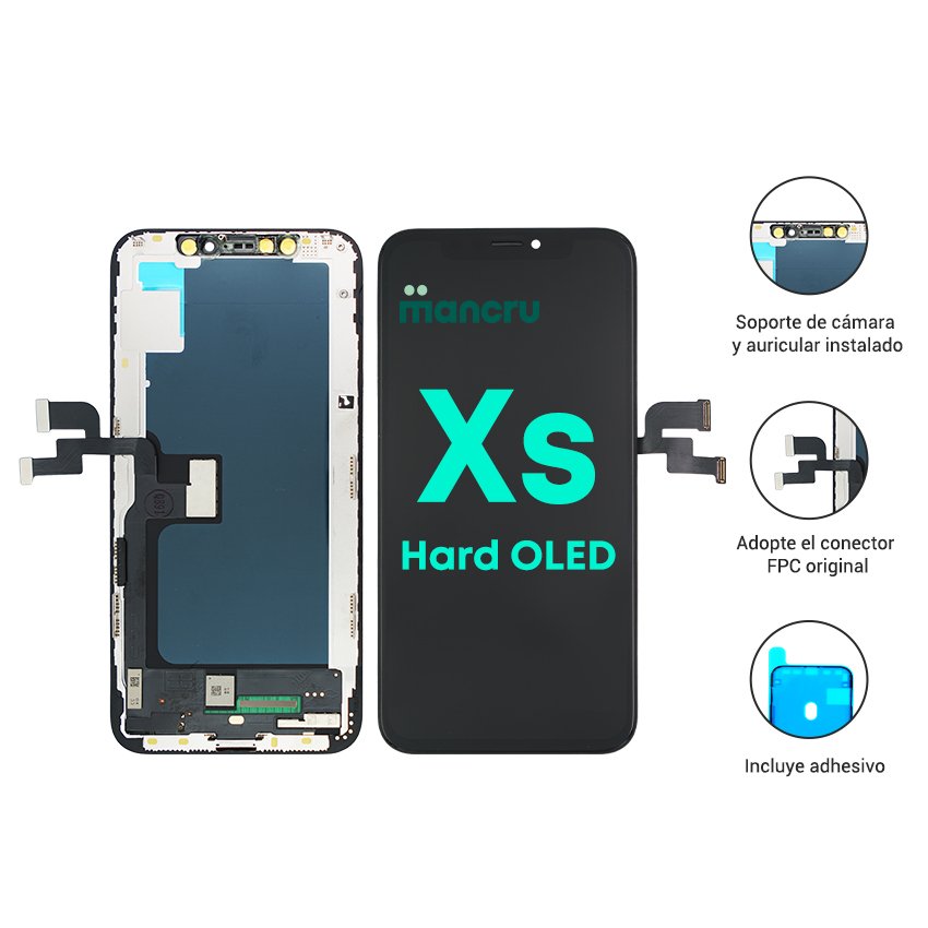 dlimgs.php_-14.jpg Display Apple iPhone Xs (Hard OLED) Comp. Negro - Imagen 1