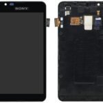 Display Sony E2003/E2006/E4G Comp. Negro c/Marco Generico