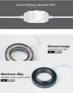 SS-033C - Luz LED anti humo para Microscopio