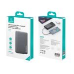 Power Bank Magnético 10.000mAh   Carga Inalámbrica  20W  Aluminio  Anaranjado  CD242 USAMS