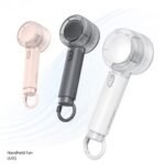 Mini Ventilador Portátil c/Soporte   2000mAh  Rosado  LU01  USAMS - Imagen 5