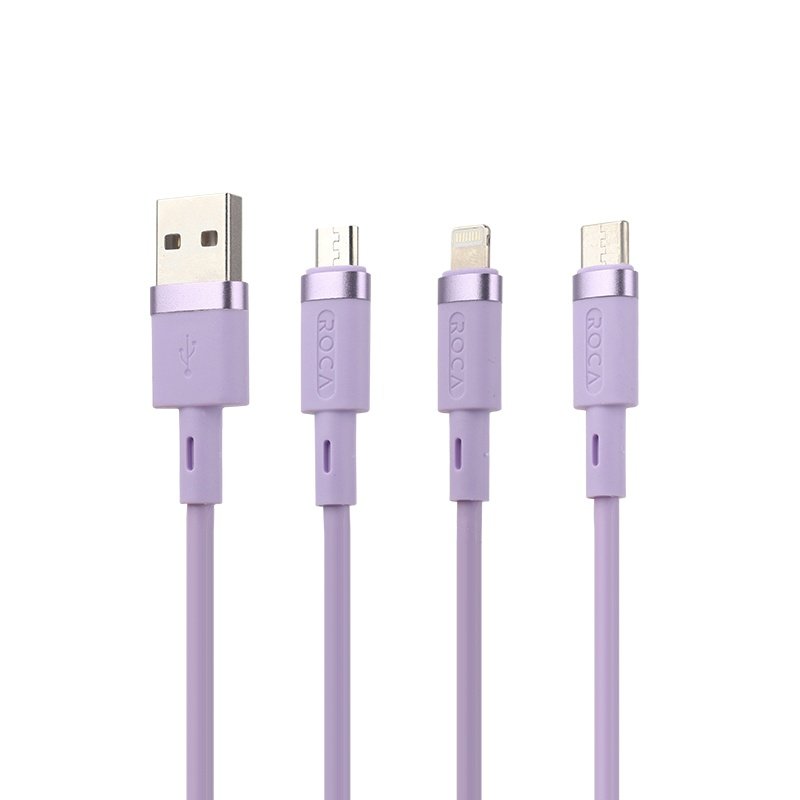 dlimgs.php_-1891.jpg Cable de Datos ROCA VITACOR USB a Micro USB TPE/2.1A/100cm Violeta - Imagen 1