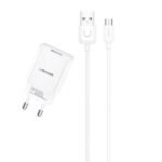 Cargador USB   1 USB  2.1A  Cable microUSB  T21  USAMS - Imagen 2