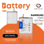 Batería Samsung G985/S20 Plus   EB-BG985ABY  ORYRO