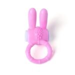 Anillo Vibrador Conejo Estimulador Clítoris YS-BE037   Rosado  Adultos