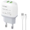 dlimgs.php_-1993.jpg Cargador Pared A2218 Micro USB 2.4A 2 USB Blanco LDNIO
