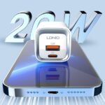 Cargador Pared A2318C   Micro USB  20W  PD/QC3.0  Carga Rápida  Blanco  LDNIO